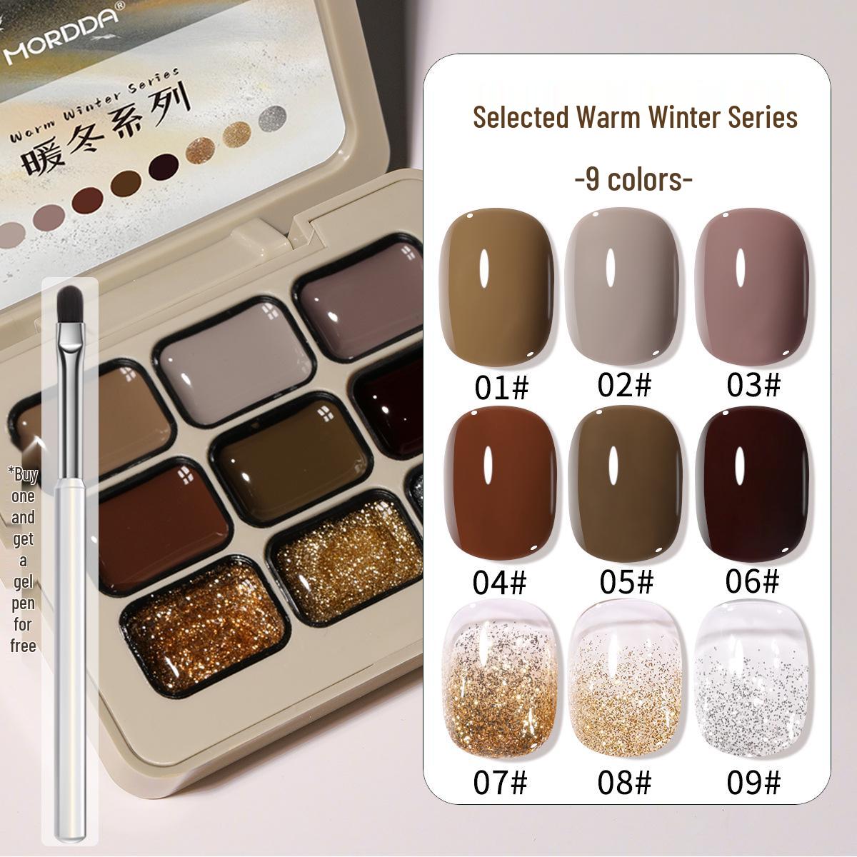 2025 New Warm Winter Gel: Nine-Grid Versatile Whitening Nail Salon Professional Polish
2025 New Warm Winter Gel: Nine-Grid Versatile Whitening Nail Salon Professional Polish