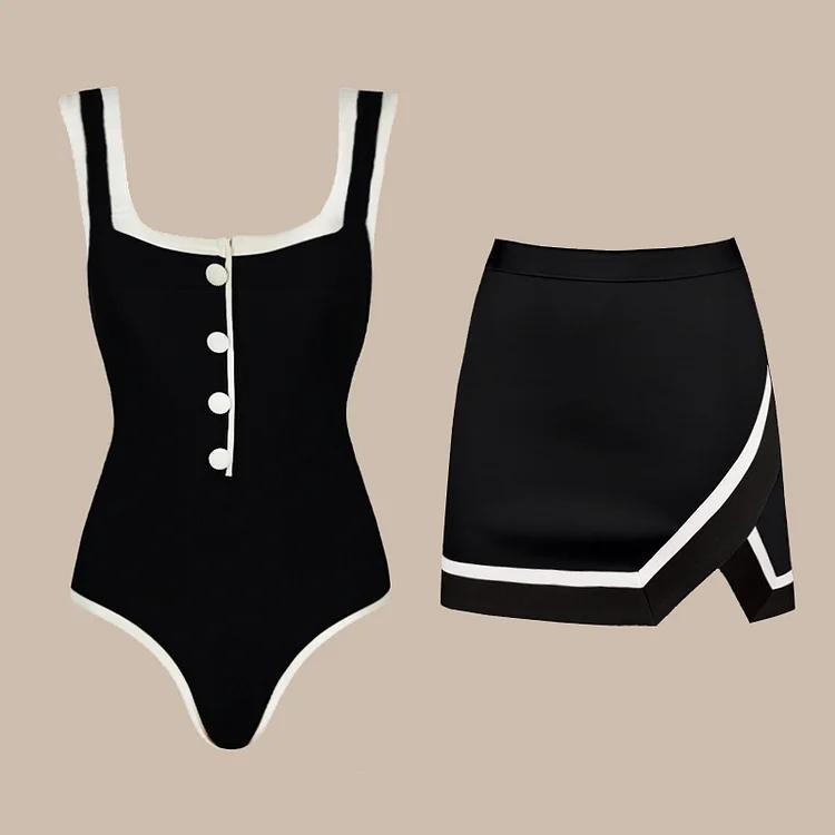 Swimsuit High-End Design 2Pcs Floral Print Ruffle Slimming Holiday Sexy Spring One Piece Swimsuit for Women XS
Swimsuit High-End Design 2Pcs Floral Print Ruffle Slimming Holiday Sexy Spring One Piece Swimsuit for Women XS