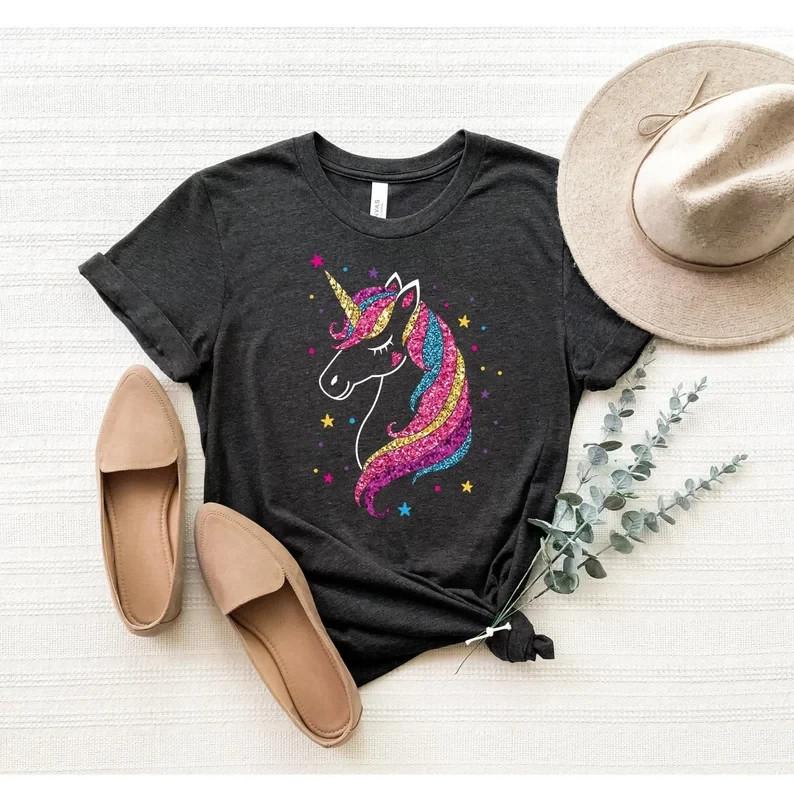 Glitter Unicorn Shirt Unicorn Birthday TShirt. Unicorn Girl Tee Unisex T-Shirt XXXXL
Glitter Unicorn Shirt Unicorn Birthday TShirt. Unicorn Girl Tee Unisex T-Shirt XXXXL