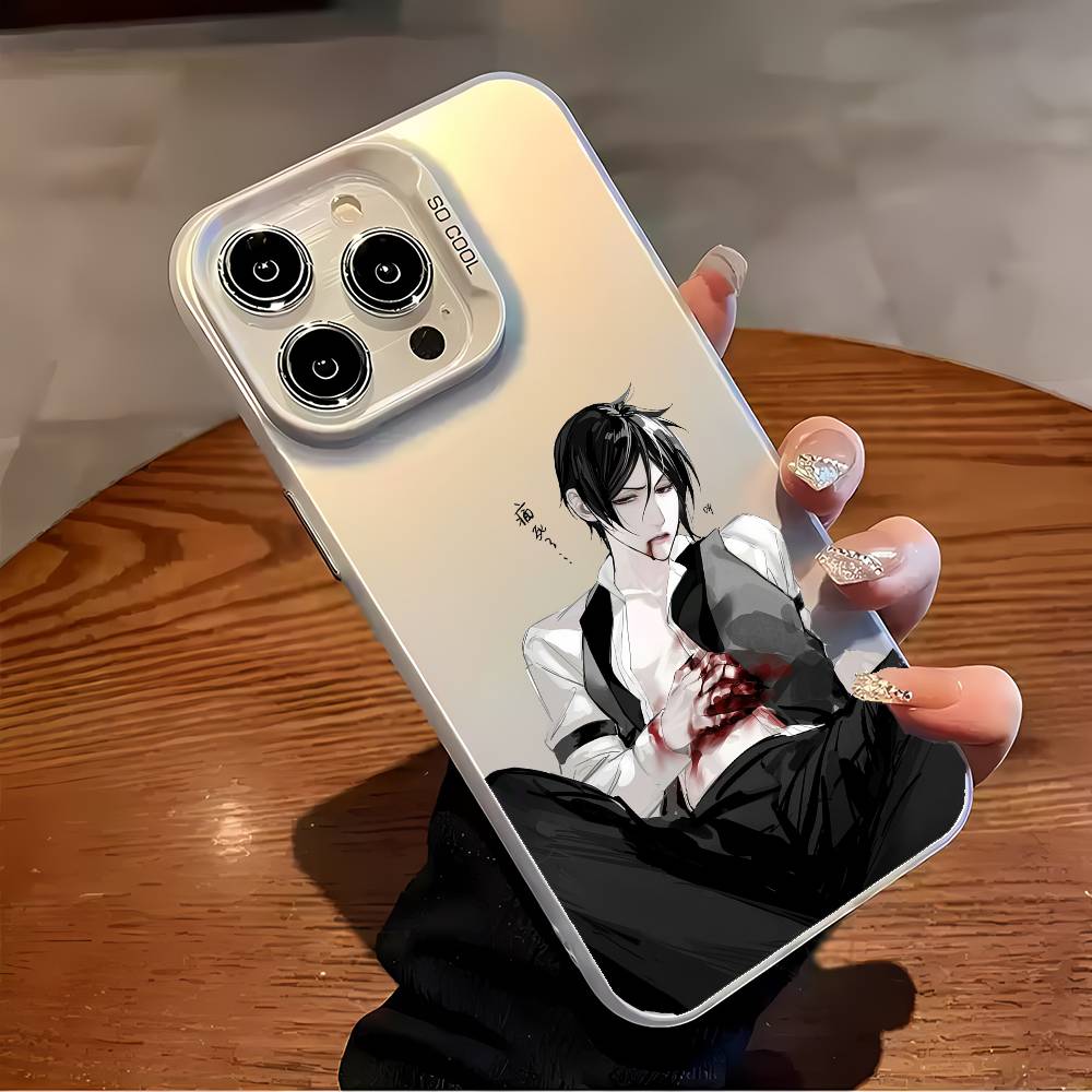 Black Butler Phone Case For iPhone 16 15 14 13 12 11 Plus Pro Max multicolor Aurora laser Shockproof Funda Cover iPhone16
Black Butler Phone Case For iPhone 16 15 14 13 12 11 Plus Pro Max multicolor Aurora laser Shockproof Funda Cover iPhone16