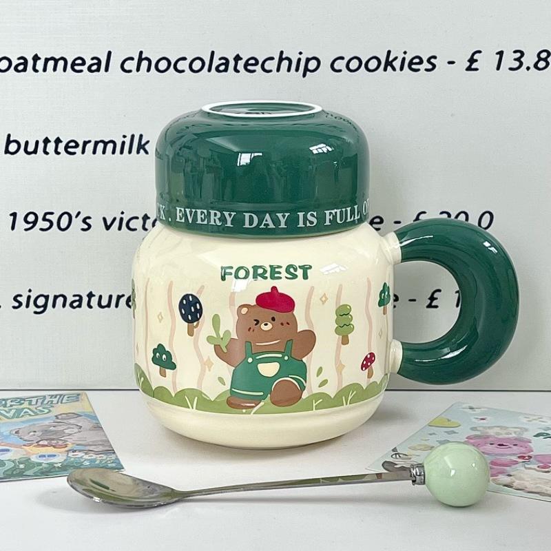 High-value cute kettle milk fufu ceramic mug with lid for girls birthday gift gift gift box 401-500ml
High-value cute kettle milk fufu ceramic mug with lid for girls birthday gift gift gift box 401-500ml