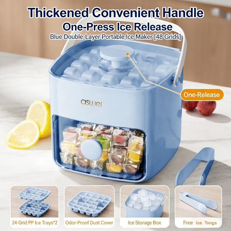 Pressing Ice Tray Mold Ice Making Box Large Capacity Household Ice Storage Box Food Grade Material Convenient Not Dirty Hands
Pressing Ice Tray Mold Ice Making Box Large Capacity Household Ice Storage Box Food Grade Material Convenient Not Dirty Hands