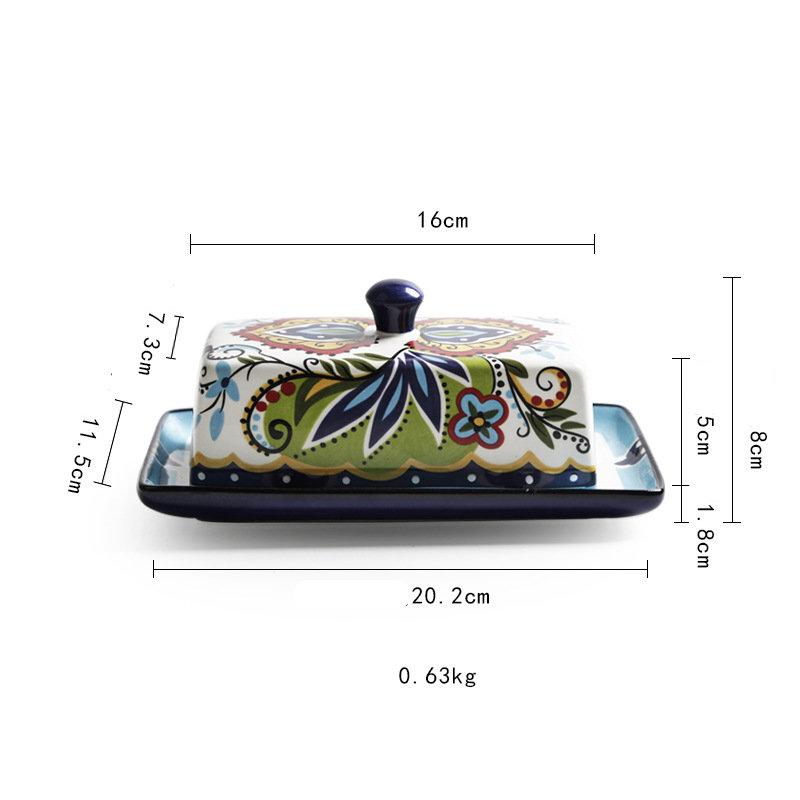 Ceramic Butter Dish With Lid For Countertop Butter Keeper Holder With Airtight Cover Butter Container for Counter Or Fridge зелений
Ceramic Butter Dish With Lid For Countertop Butter Keeper Holder With Airtight Cover Butter Container for Counter Or Fridge зелений