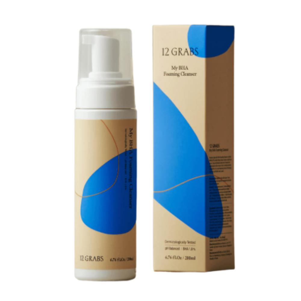 Twelve Grapes AHA BHA Deep Bubble Mild Acidic Cleanser 200ml
Twelve Grapes AHA BHA Deep Bubble Mild Acidic Cleanser 200ml