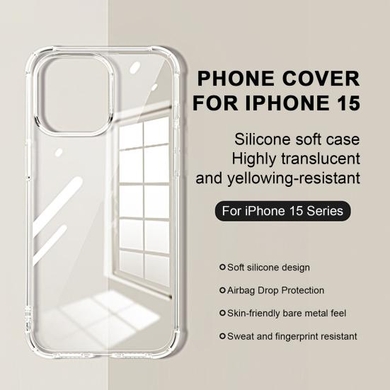 Чехол для телефона Прозрачный, ультратонкий, противоударный, устойчивый к царапинам, защитный чехол для телефона, чехол для мобильного телефона для IPhone15/Plus/Pro/Pro Max
Чехол для телефона Прозрачный, ультратонкий, противоударный, устойчивый к царапинам, защитный чехол для телефона, чехол для мобильного телефона для IPhone15/Plus/Pro/Pro Max