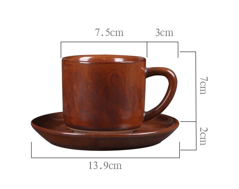Retro Coarse Pottery Mug Creative Coffee Cups Saucer Set Restaurant Office Home Exquisite Afternoon Latte Ceramics Tea Cups Gift 101-200ml
Retro Coarse Pottery Mug Creative Coffee Cups Saucer Set Restaurant Office Home Exquisite Afternoon Latte Ceramics Tea Cups Gift 101-200ml