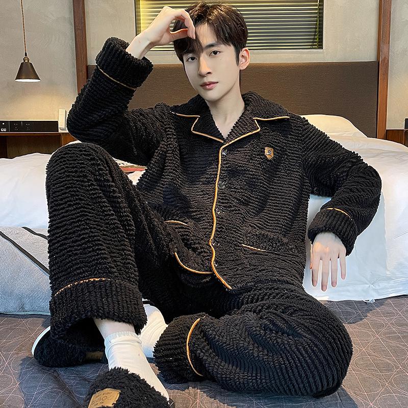 2025 Чоловічий теплий вельветовий фланелевий домашній комплект - Потовщений та вільний для осені/зими 2XL (125-140 jin)
2025 Чоловічий теплий вельветовий фланелевий домашній комплект - Потовщений та вільний для осені/зими 2XL (125-140 jin)