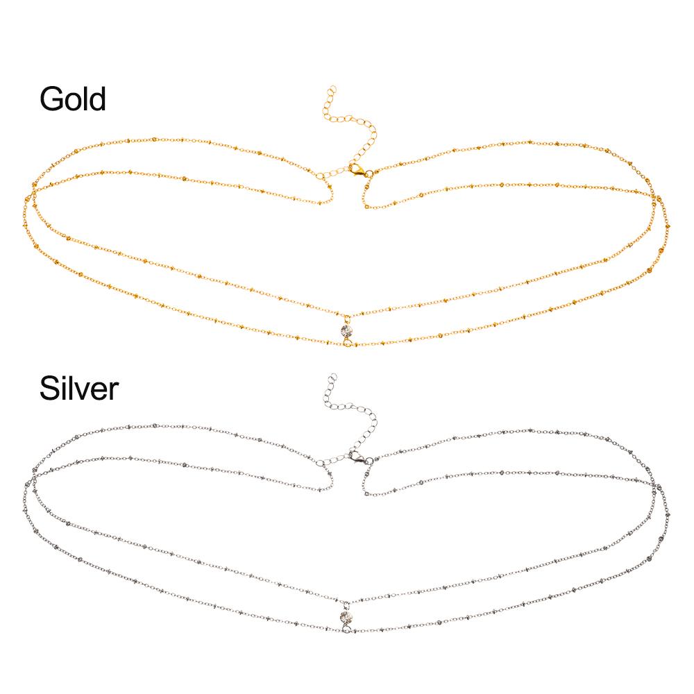 Lady Sexy Summer Beach Fashion Women Gifts Double Layer Chain Body Jewelry Waist Belly Chain
Lady Sexy Summer Beach Fashion Women Gifts Double Layer Chain Body Jewelry Waist Belly Chain