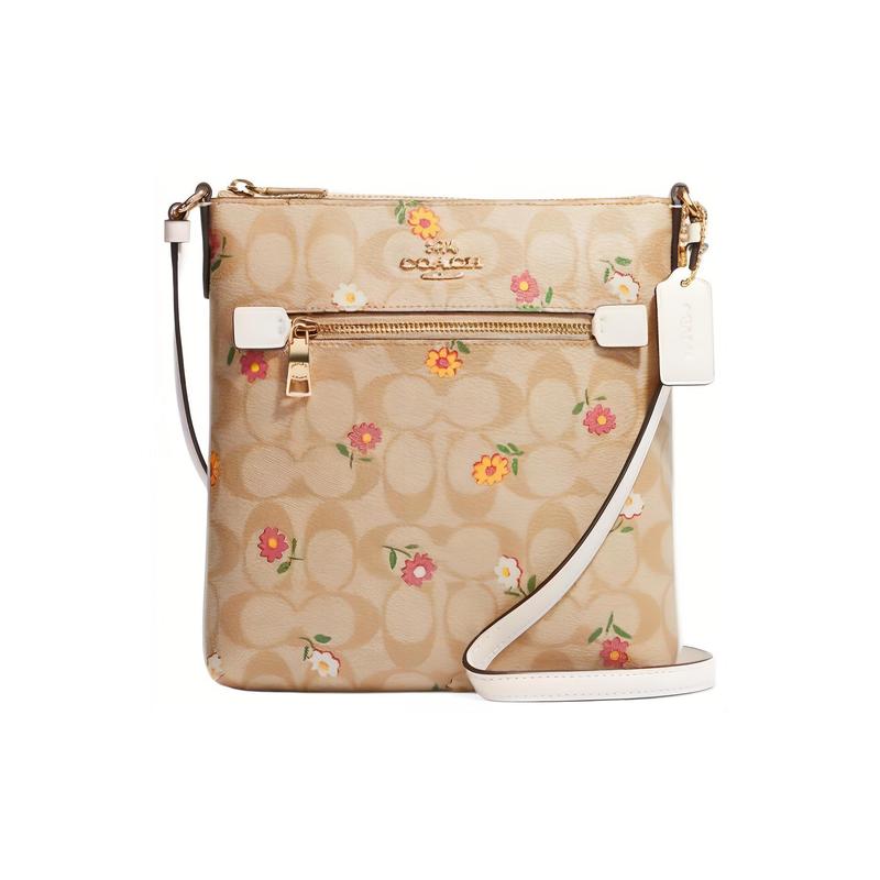 COACH Rowan 21 small daisy flower embroidered zipper closure coated canvas and smooth leather crossbody bag small size women s light khaki presbyopia коричневий
COACH Rowan 21 small daisy flower embroidered zipper closure coated canvas and smooth leather crossbody bag small size women s light khaki presbyopia коричневий
