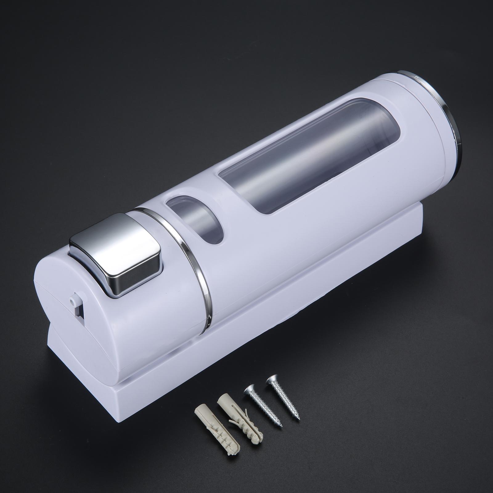 Диспенсер для жидкого мыла 400 мл с винтом, настенный, пресс для пополнения, для ванной, душа, шампуня, моющего средства для кухни, дома и офиса белый
Диспенсер для жидкого мыла 400 мл с винтом, настенный, пресс для пополнения, для ванной, душа, шампуня, моющего средства для кухни, дома и офиса белый