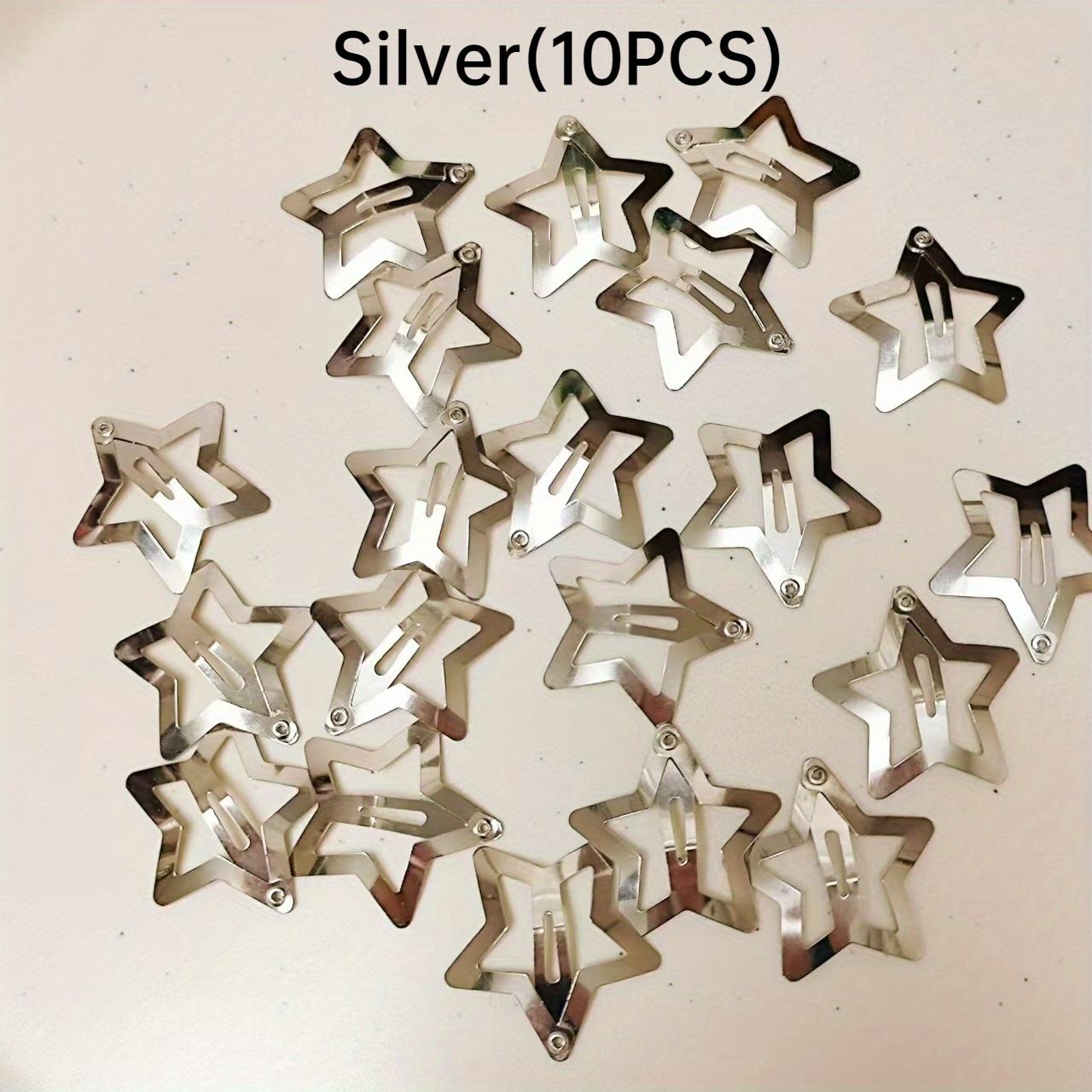 10 шт./30 шт. Заколки для волос в виде звездочек, нескользящие заколки-звездочки для девочек и женщин, аксессуары Y2K, серебристые металлические заколки для волос, заколки-звездочки 10pcs серый
10 шт./30 шт. Заколки для волос в виде звездочек, нескользящие заколки-звездочки для девочек и женщин, аксессуары Y2K, серебристые металлические заколки для волос, заколки-звездочки 10pcs серый