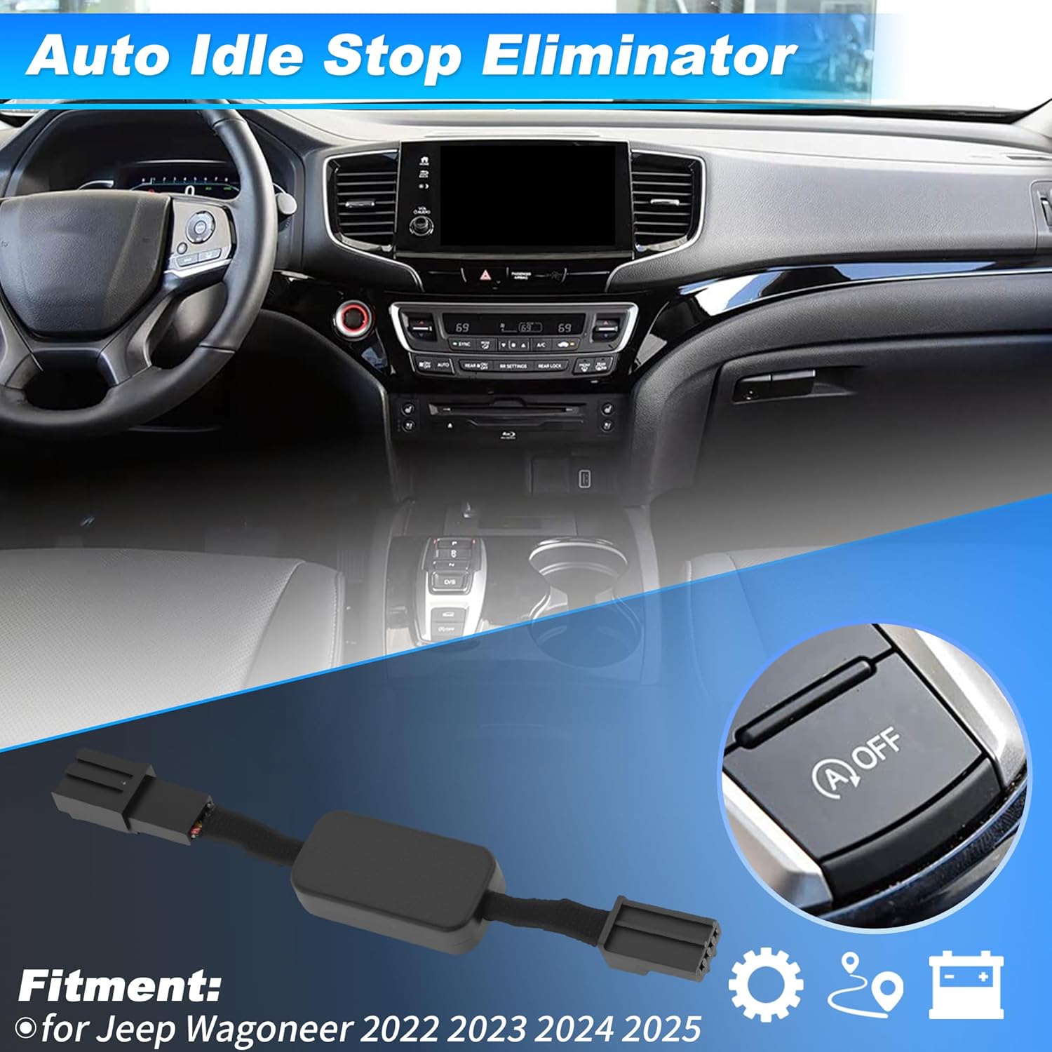 Auto Start Stop Eliminator for Jeep Wagoneer 2022 2023 2024 2025 Auto Idle Stop Disabler Module Disable Engine A-Off System
Auto Start Stop Eliminator for Jeep Wagoneer 2022 2023 2024 2025 Auto Idle Stop Disabler Module Disable Engine A-Off System