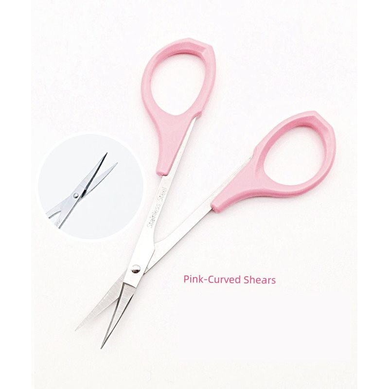 Nail Sticker Chain Shell Decals Ornament Special Small Scissors Straight Scissors Curved Scissors Sharp Fine Pointed Scissors Pink
Nail Sticker Chain Shell Decals Ornament Special Small Scissors Straight Scissors Curved Scissors Sharp Fine Pointed Scissors Pink
