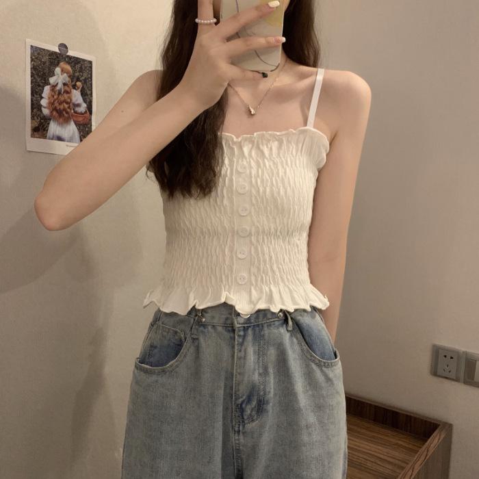 Women s Strapless French Wood Ear Camisole: Fashionable Summer Base Layer & Outerwear One Size
Women s Strapless French Wood Ear Camisole: Fashionable Summer Base Layer & Outerwear One Size