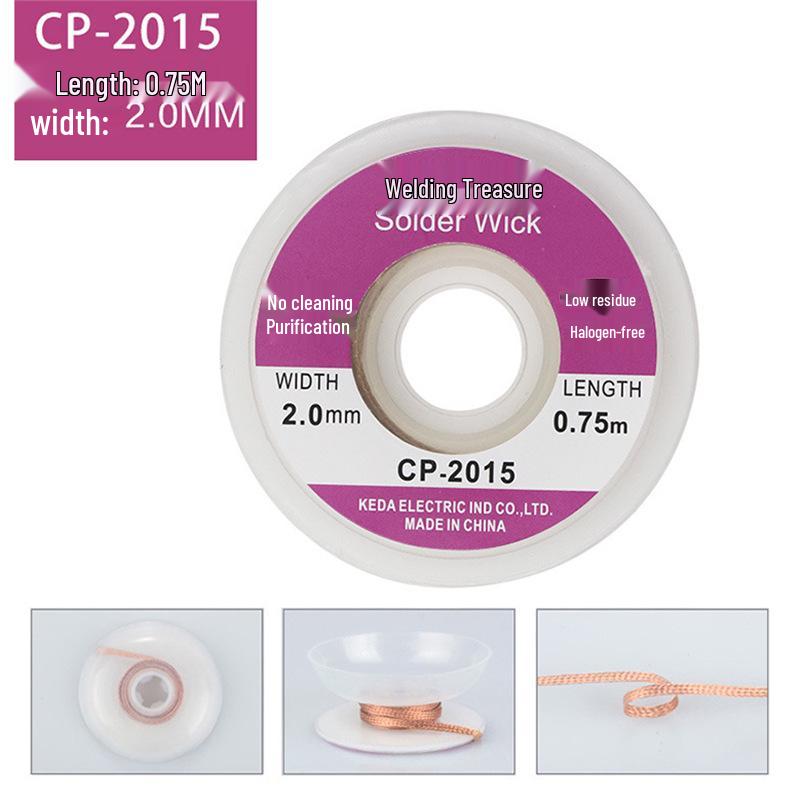KD CP-2015 Solder Wick for Desoldering Boards
KD CP-2015 Solder Wick for Desoldering Boards