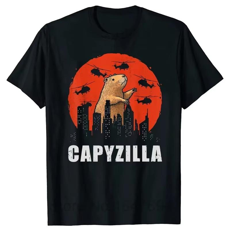 2025 Funny Capybara TShirt Men and Women Retro Pattern T-Shirts Summer Casual Fashion Loose T-Shirts Round Neck Tops Streetwear M
2025 Funny Capybara TShirt Men and Women Retro Pattern T-Shirts Summer Casual Fashion Loose T-Shirts Round Neck Tops Streetwear M