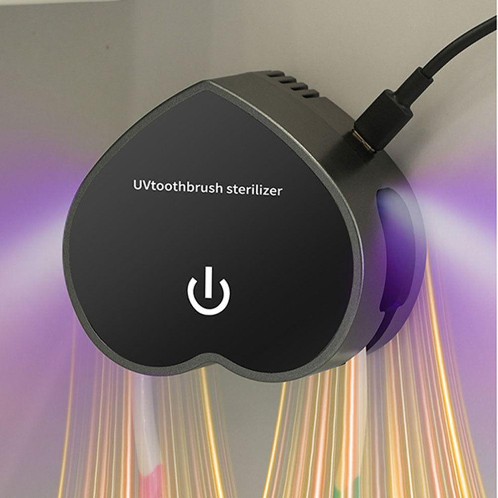 Wall Mounted Smart UV Toothbrush Sterilizer 2 Brush Slots Toothbrush Storage Rack Camping чорний
Wall Mounted Smart UV Toothbrush Sterilizer 2 Brush Slots Toothbrush Storage Rack Camping чорний