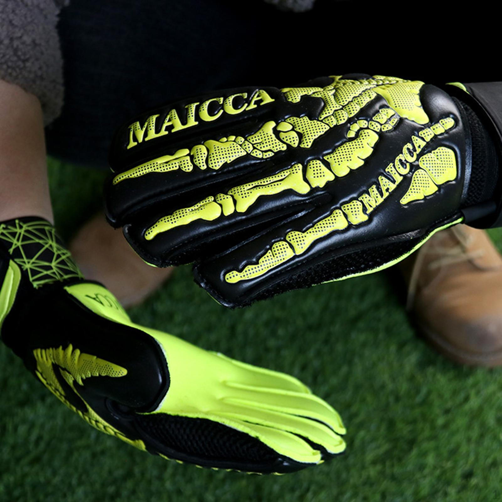 Gloves nti Slip Double Wrist Plm Footbll Brethble Gift PU for Black Yellow 8
Gloves nti Slip Double Wrist Plm Footbll Brethble Gift PU for Black Yellow 8