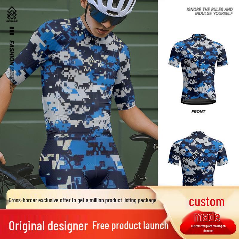Men s Quick-Dry Cycling Jersey: Breathable, Short Sleeve, Summer Road Bike Top. 4XL
Men s Quick-Dry Cycling Jersey: Breathable, Short Sleeve, Summer Road Bike Top. 4XL