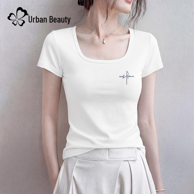 Urban Beauty Women s Square Neck Short Sleeve Cropped T-Shirt S
Urban Beauty Women s Square Neck Short Sleeve Cropped T-Shirt S
