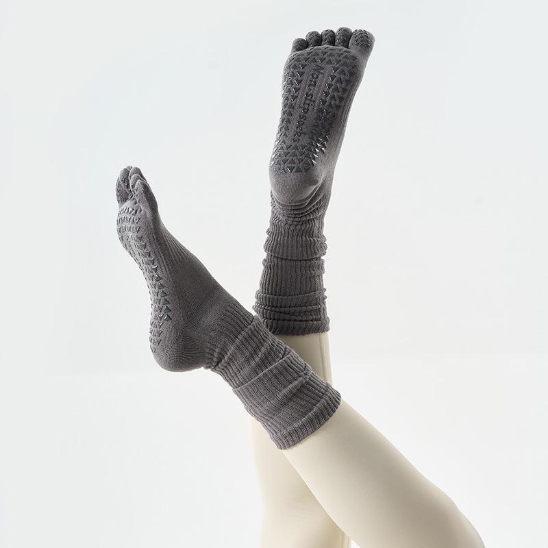 Dual-Use Non-Slip Extra-Long Five-Toe Cotton High-Top Women s Yoga Socks One Size темно-серого
Dual-Use Non-Slip Extra-Long Five-Toe Cotton High-Top Women s Yoga Socks One Size темно-серого