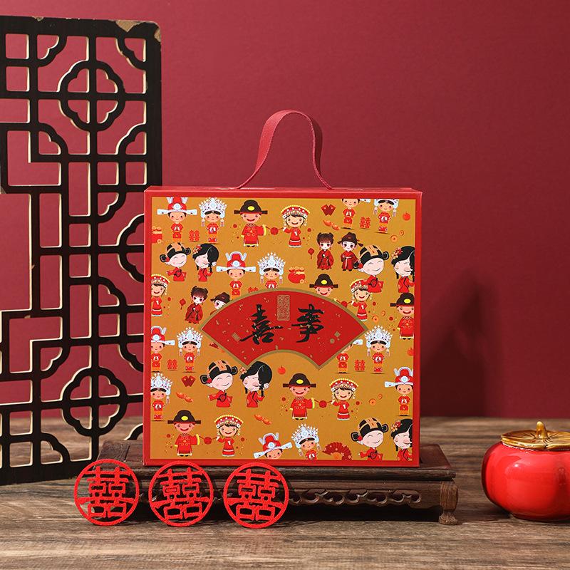 Red Magnetic Flap Gift Box for Special Occasions - Wedding Candy Return Packaging Box
Red Magnetic Flap Gift Box for Special Occasions - Wedding Candy Return Packaging Box