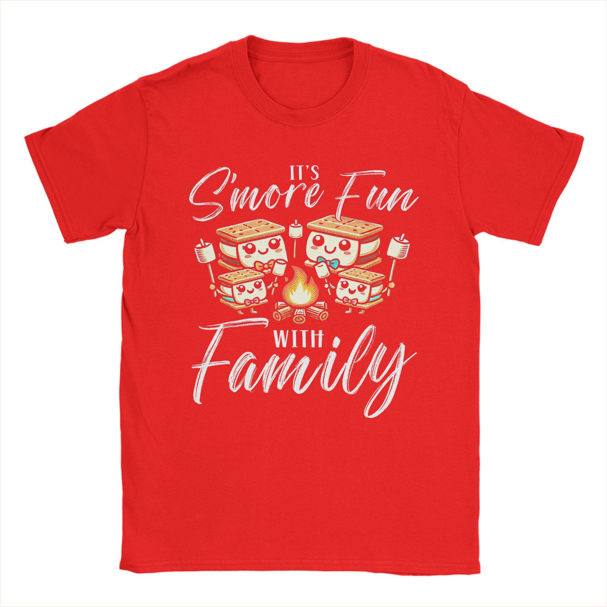 Its Smore Fun with Family Smore Happy Camper T Shirts Pure Cotton Tops Short Sleeve Crew Neck Tee Shirt New Arrival TShirts S
Its Smore Fun with Family Smore Happy Camper T Shirts Pure Cotton Tops Short Sleeve Crew Neck Tee Shirt New Arrival TShirts S