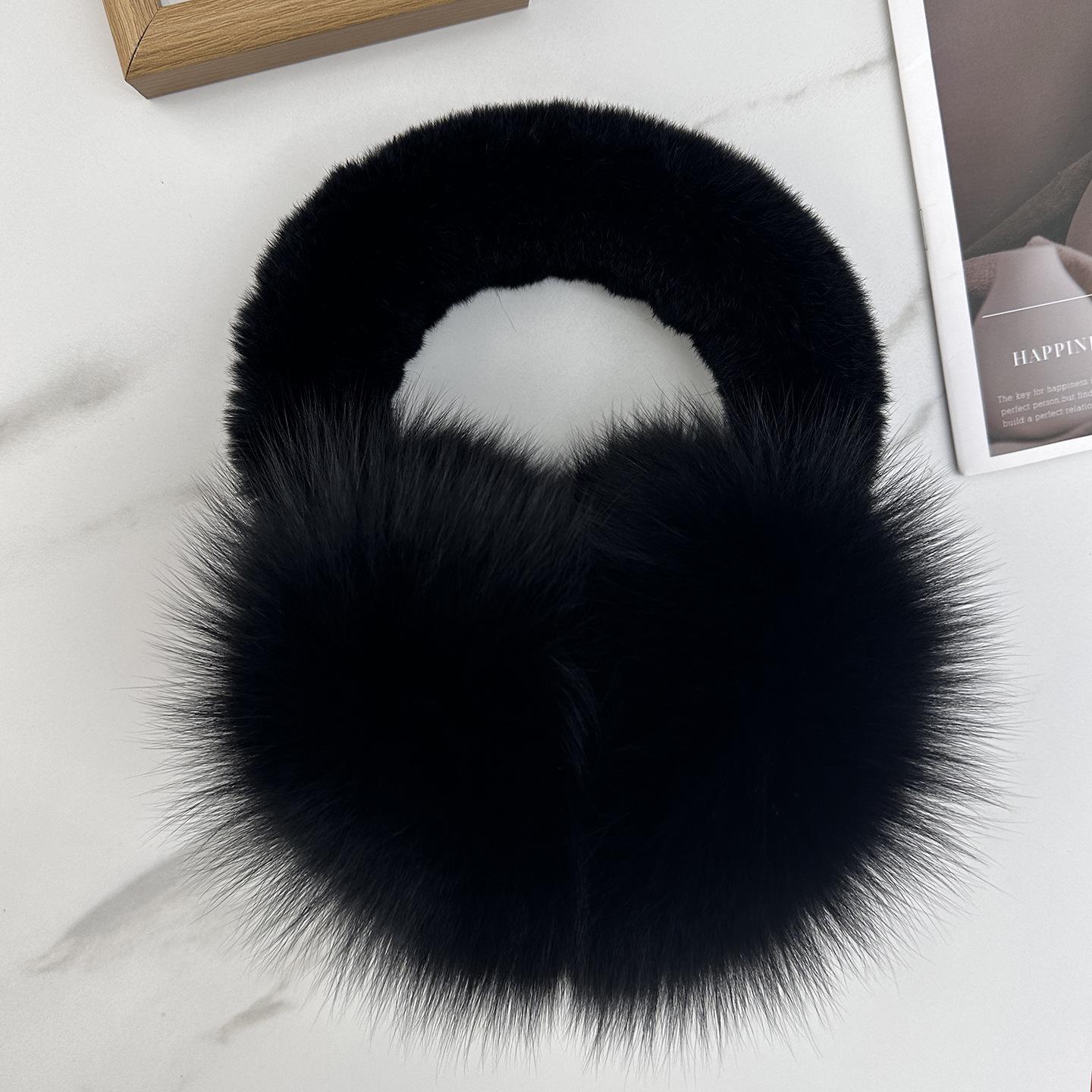 Women s Faux Fox Fur Foldable Winter Earmuffs - Ear Warmers for Snow Play чорний
Women s Faux Fox Fur Foldable Winter Earmuffs - Ear Warmers for Snow Play чорний
