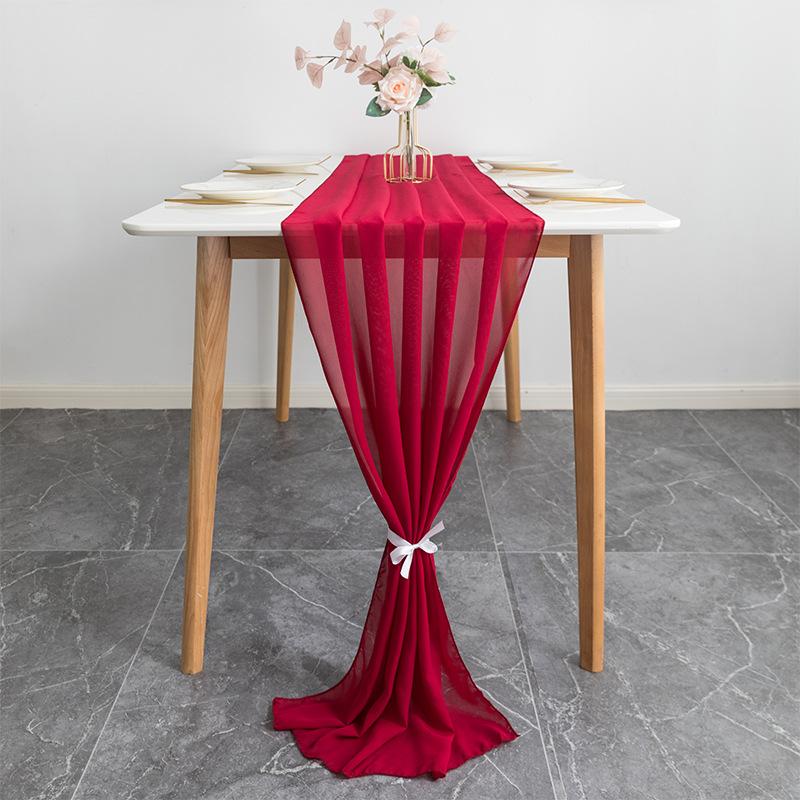 Chiffon Tablecloth Luxury Gauze Wedding Arched Chair Belt Used for Wedding Birthday Holiday Table Decorat Fabric Solid Color Polyester Yarn Table Flag 30x275cm 1pcs бордовый
Chiffon Tablecloth Luxury Gauze Wedding Arched Chair Belt Used for Wedding Birthday Holiday Table Decorat Fabric Solid Color Polyester Yarn Table Flag 30x275cm 1pcs бордовый