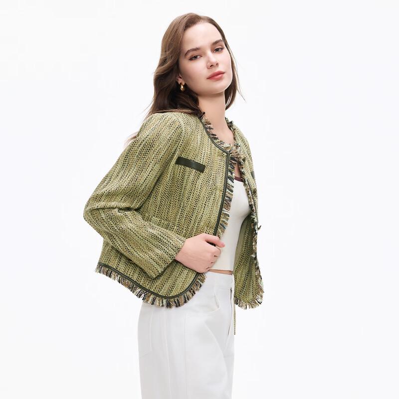 French Style Color Block Short Jacket M
French Style Color Block Short Jacket M
