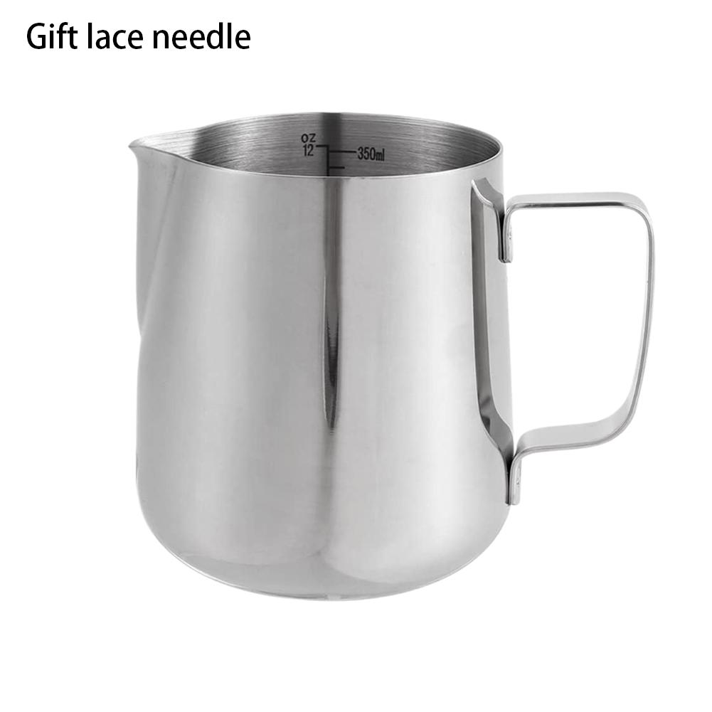 Stainless Steel Coffee Latte Art Mug Milk Creamer Frothing Pitcher With Scale Coffee Needle Nosed Cup Home Coffee Latte Mug
Stainless Steel Coffee Latte Art Mug Milk Creamer Frothing Pitcher With Scale Coffee Needle Nosed Cup Home Coffee Latte Mug