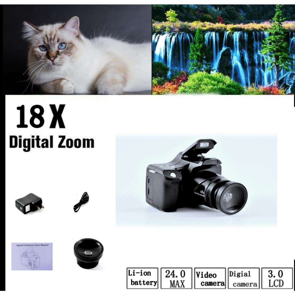 High Definition Telephoto Rechargeable SLR Camera Digital Camera External Wide-angle Lens 18 Times
High Definition Telephoto Rechargeable SLR Camera Digital Camera External Wide-angle Lens 18 Times