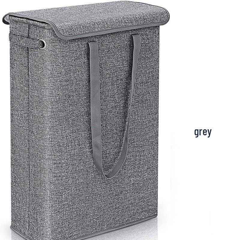 Foldable Cotton Linen Laundry Hamper with Lid - Narrow Strip Design for Bedroom or Office
Foldable Cotton Linen Laundry Hamper with Lid - Narrow Strip Design for Bedroom or Office