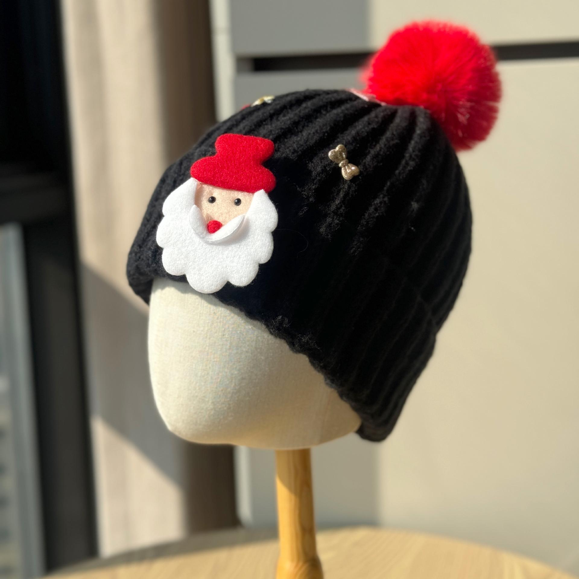 \nAutumn/Winter Santa Claus-themed red knitted hat for women with a large head circumference, which makes the face look smaller. It s a versatile, Adult54-60Average Size чёрный
\nAutumn/Winter Santa Claus-themed red knitted hat for women with a large head circumference, which makes the face look smaller. It s a versatile, Adult54-60Average Size чёрный