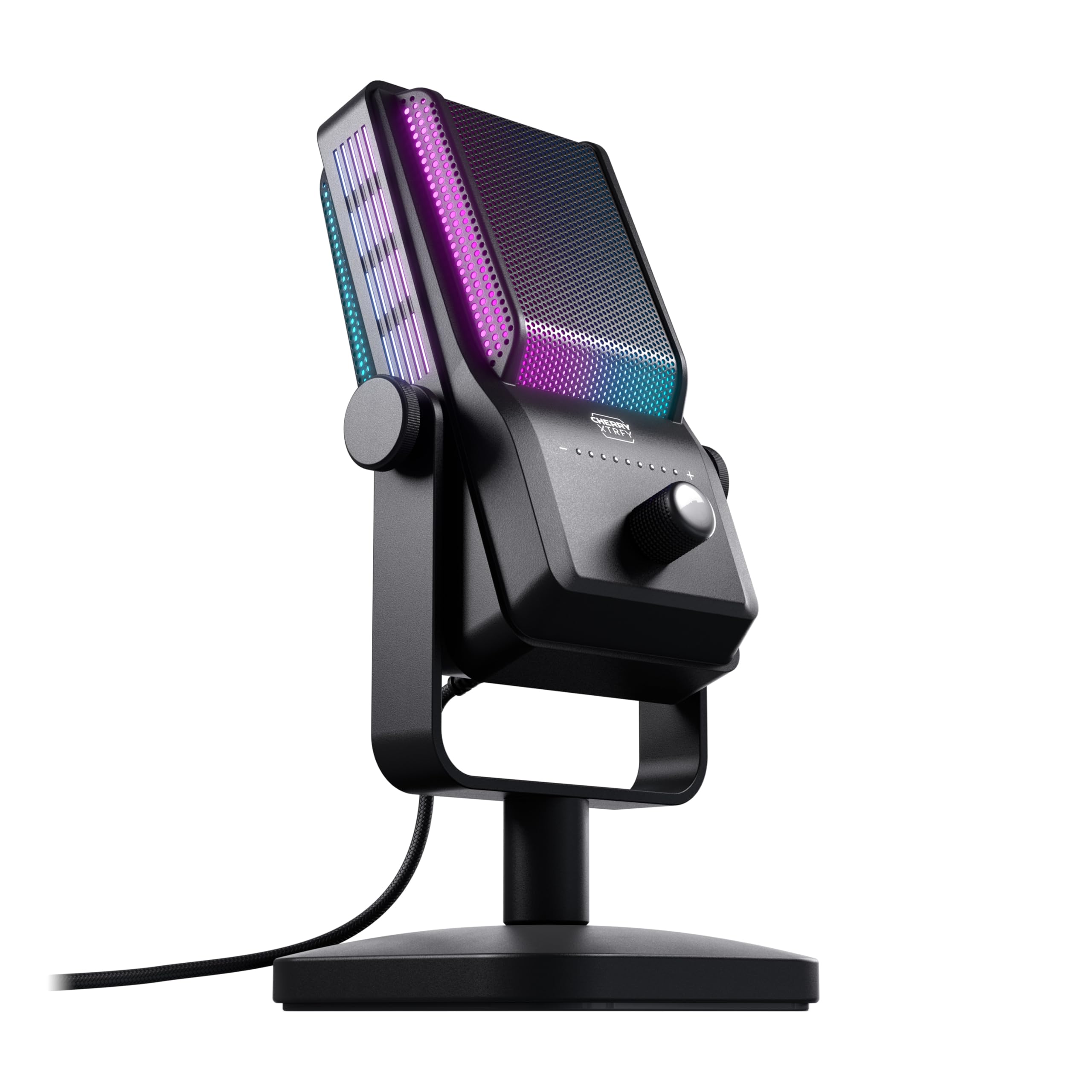 CHERRY XTRFY NGALE R, Premium USB Microphone for Recordings & Streaming, Plug & Play via USB Connection, Mute, RGB & Gain, Low-Cut Filter for Gaming,
CHERRY XTRFY NGALE R, Premium USB Microphone for Recordings & Streaming, Plug & Play via USB Connection, Mute, RGB & Gain, Low-Cut Filter for Gaming,
