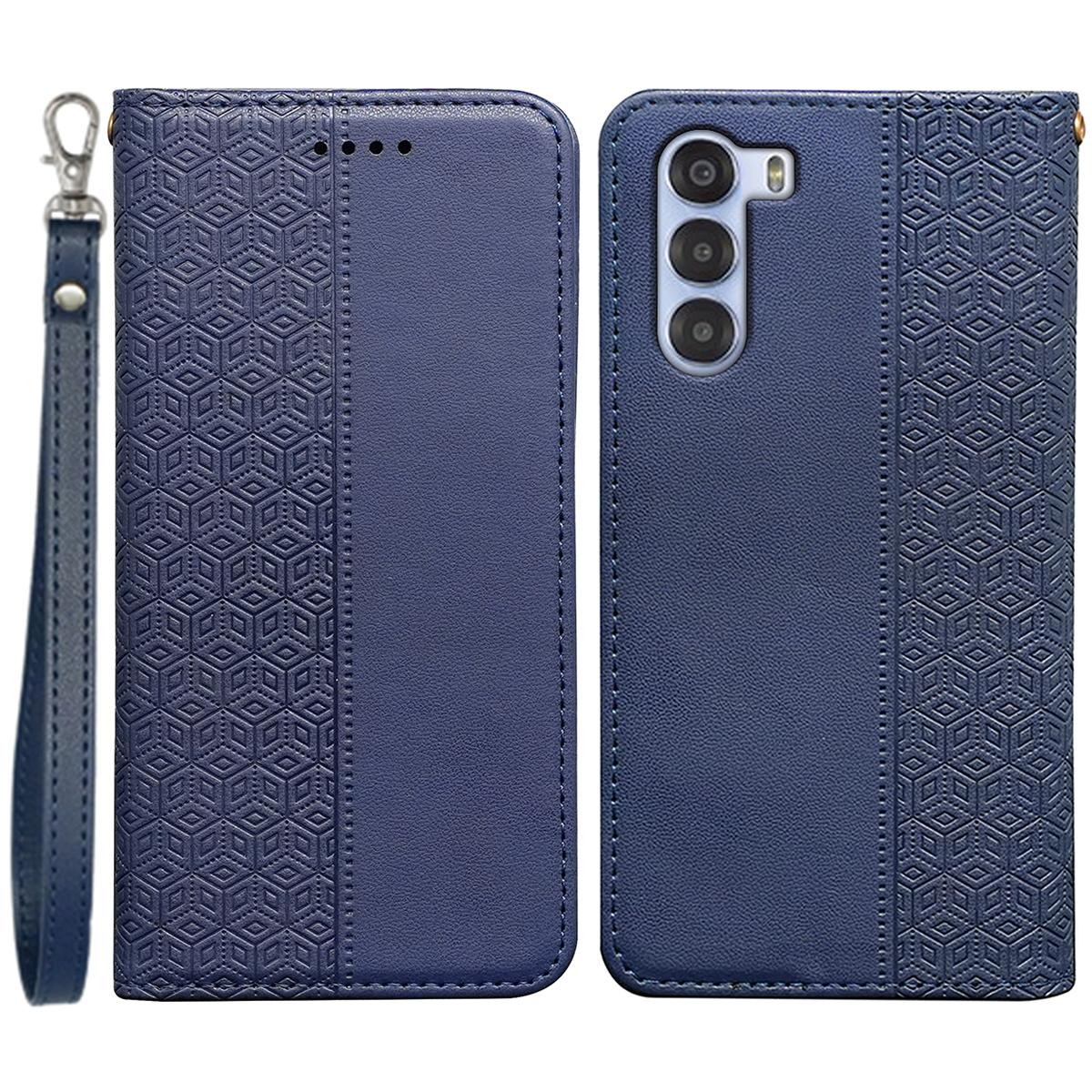 For ZTE nubia S 5G A403ZT Wallet Phone Case Strong Magnetic Checkered Pattern Imprint Leather Flip Cover Blue
For ZTE nubia S 5G A403ZT Wallet Phone Case Strong Magnetic Checkered Pattern Imprint Leather Flip Cover Blue