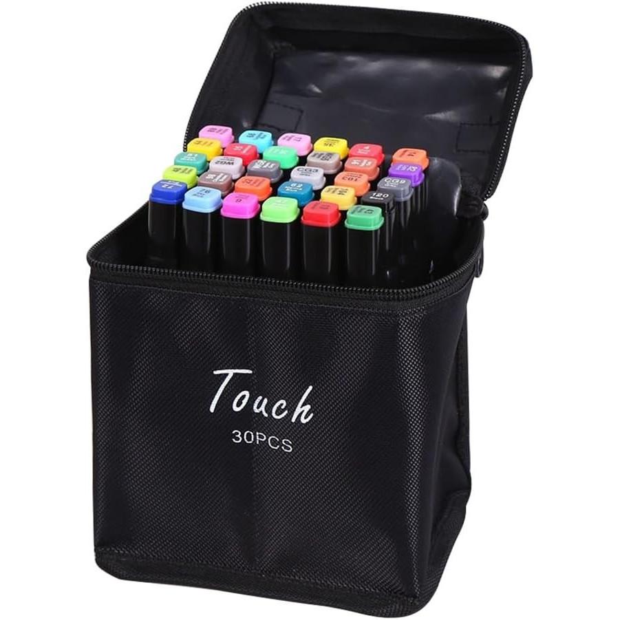 @ Touch 30 Colors Marker Brush Marker Pen With Bag 444Gm Zr-8016-60%Off
@ Touch 30 Colors Marker Brush Marker Pen With Bag 444Gm Zr-8016-60%Off