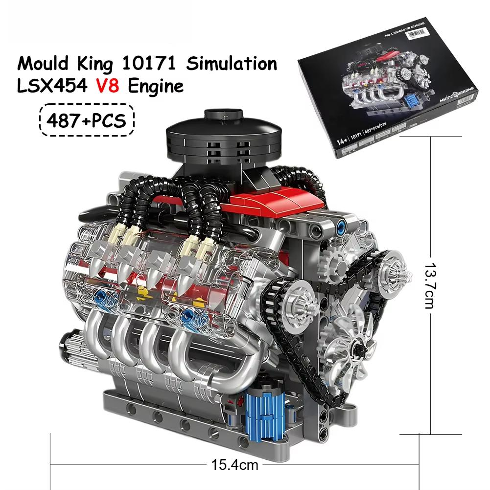 V8 Engine Electric Simulation Building Block Model Drive Assembly Blocks Technical Car Parts Creative Toys Gifts For Boys
V8 Engine Electric Simulation Building Block Model Drive Assembly Blocks Technical Car Parts Creative Toys Gifts For Boys