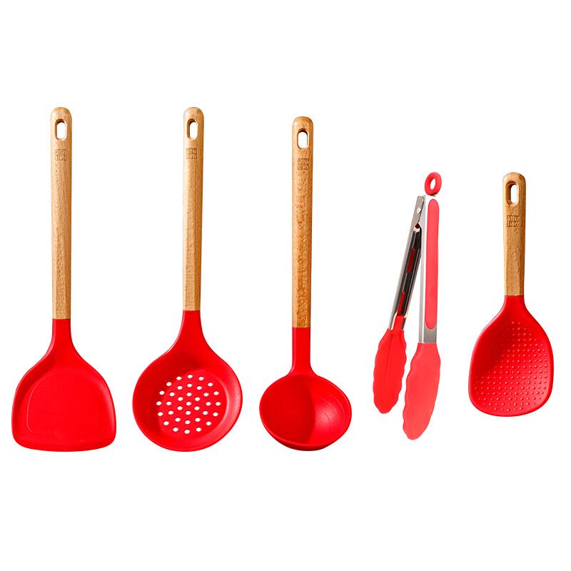 Alluflon Genoa 5-Piece Silicone Kitchen Utensil Set
Alluflon Genoa 5-Piece Silicone Kitchen Utensil Set