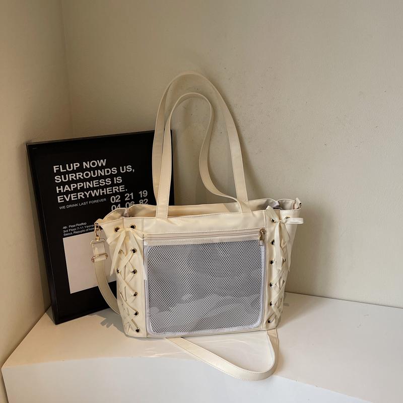 Big Size Ita Shoulder Bags For Women Y2K Lace Decor Large Capacity Shopper Tote Bag JK Girls 2026 Latest Luxury Designer Handbag 42x29x13cm бежевый
Big Size Ita Shoulder Bags For Women Y2K Lace Decor Large Capacity Shopper Tote Bag JK Girls 2026 Latest Luxury Designer Handbag 42x29x13cm бежевый