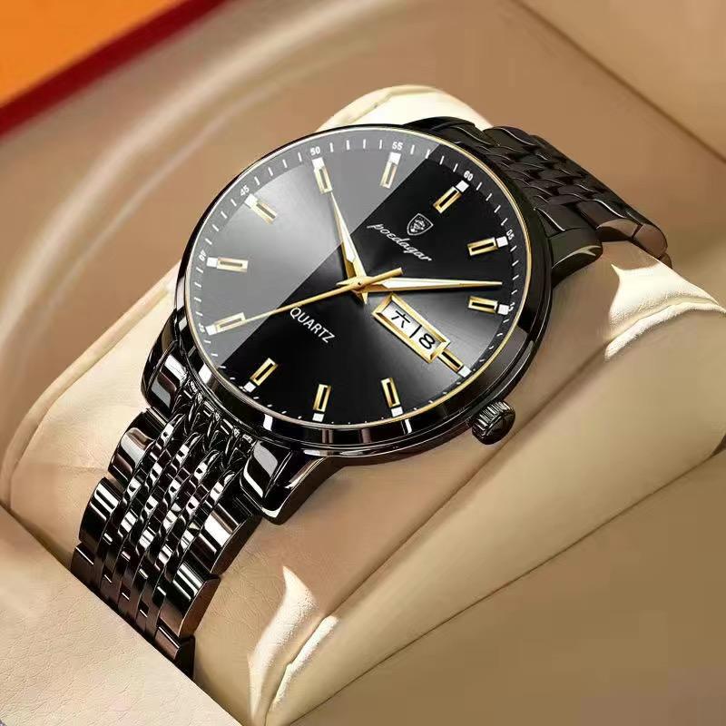 POEDAGAR Watch Men Top Brand Luxury Stainless Steel Business Date Clock Waterproof Luminous Watches Sport Quartz Wristwatch чёрный
POEDAGAR Watch Men Top Brand Luxury Stainless Steel Business Date Clock Waterproof Luminous Watches Sport Quartz Wristwatch чёрный