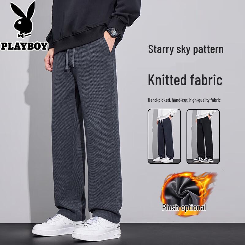 PLAYBOY Men s Autumn/Winter Straight Leg Casual Trousers L (115-135 lbs)
PLAYBOY Men s Autumn/Winter Straight Leg Casual Trousers L (115-135 lbs)
