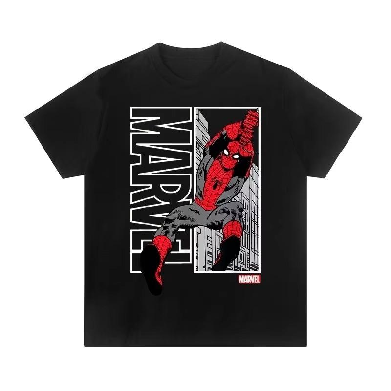Marvel Spiderman Venom Captain America Print Cotton T Shirts for Men Summer Casual Short Sleeve Tees Streetwear Graphic Anime M
Marvel Spiderman Venom Captain America Print Cotton T Shirts for Men Summer Casual Short Sleeve Tees Streetwear Graphic Anime M