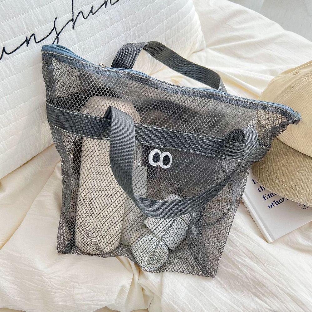 Пляжная сетчатая сумка для стирки Косметичка Большая вместимость Сумка для покупок Сумки-тоут Сумка через плечо Портативные сумочки Складная сумка для хранения плавания серый
Пляжная сетчатая сумка для стирки Косметичка Большая вместимость Сумка для покупок Сумки-тоут Сумка через плечо Портативные сумочки Складная сумка для хранения плавания серый