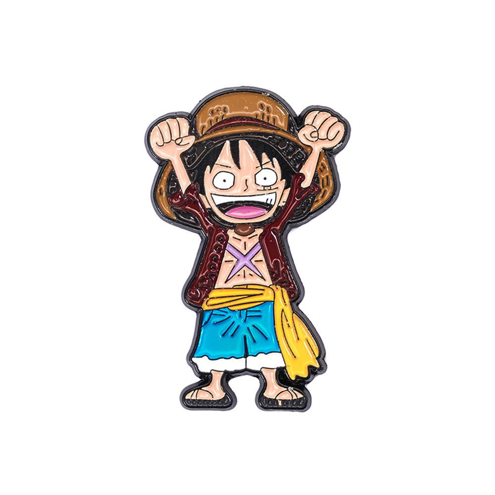 Japanese one piece cartoon cartoon characters Luffy alloy brooch children s clothing ornaments badge pin men halloween
Japanese one piece cartoon cartoon characters Luffy alloy brooch children s clothing ornaments badge pin men halloween