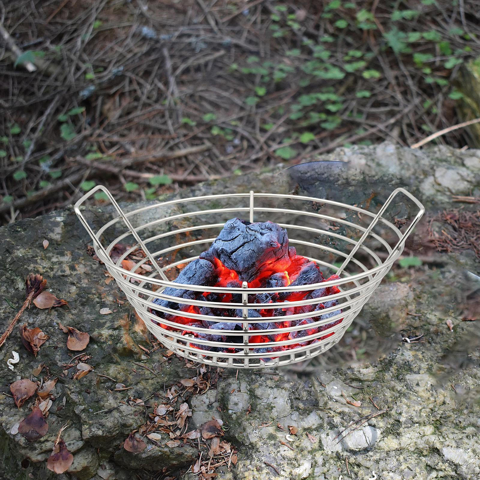 Lump Fire Basket Ash Container Grilling Accessory High Temperature Resistant Collector Holder
Lump Fire Basket Ash Container Grilling Accessory High Temperature Resistant Collector Holder