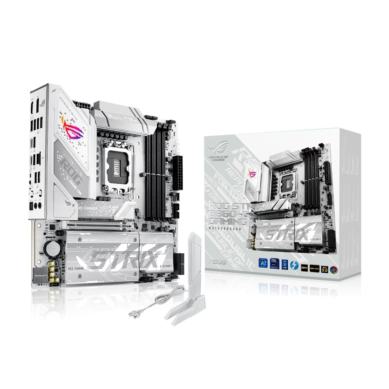Процесори ASUS intel Core Ultra, роз’єм LGA1851, сумісні з B860, обладнані STRIX GAMING WIFI, місцевий авторизований дистриб’ютор (Серія 2)
Процесори ASUS intel Core Ultra, роз’єм LGA1851, сумісні з B860, обладнані STRIX GAMING WIFI, місцевий авторизований дистриб’ютор (Серія 2)