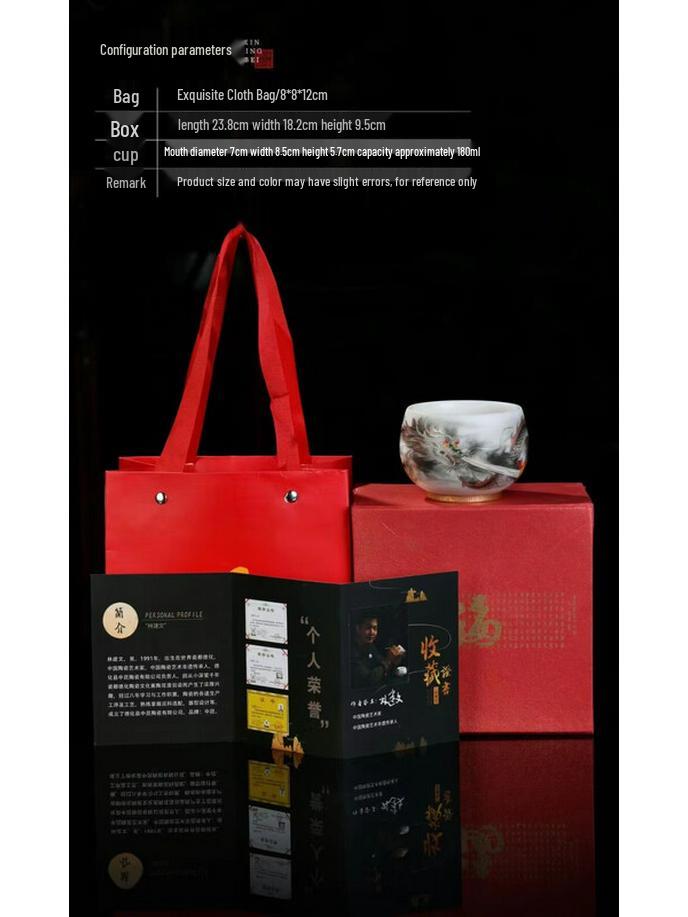 Chaxun Mutton Fat Jade White Porcelain Master Tea Cup
Chaxun Mutton Fat Jade White Porcelain Master Tea Cup