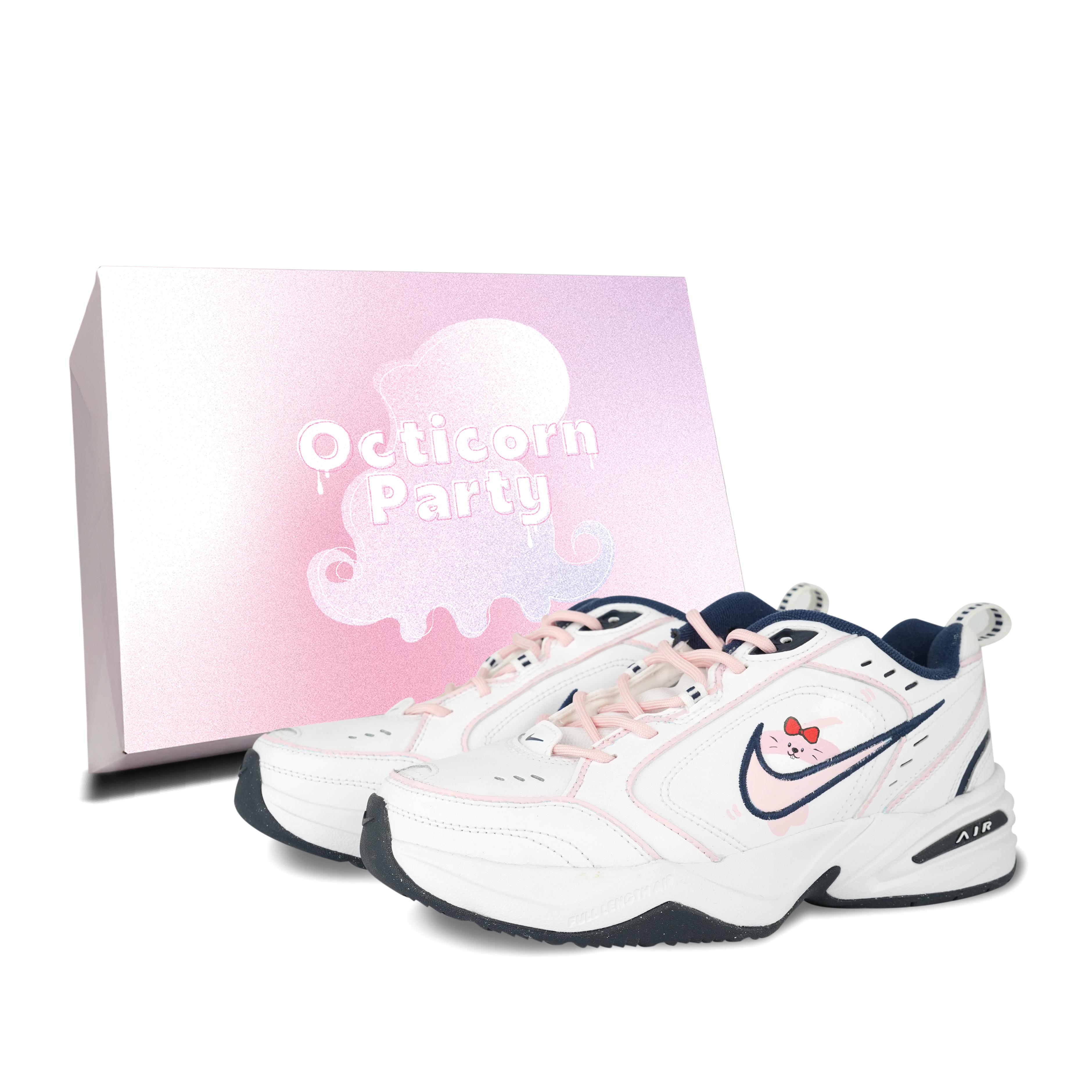 Nike Air Monarch 4 Chunky Sneakers Unisex Low Top White/Pink/Blue 415445-102(Team826-S) 37.5
Nike Air Monarch 4 Chunky Sneakers Unisex Low Top White/Pink/Blue 415445-102(Team826-S) 37.5