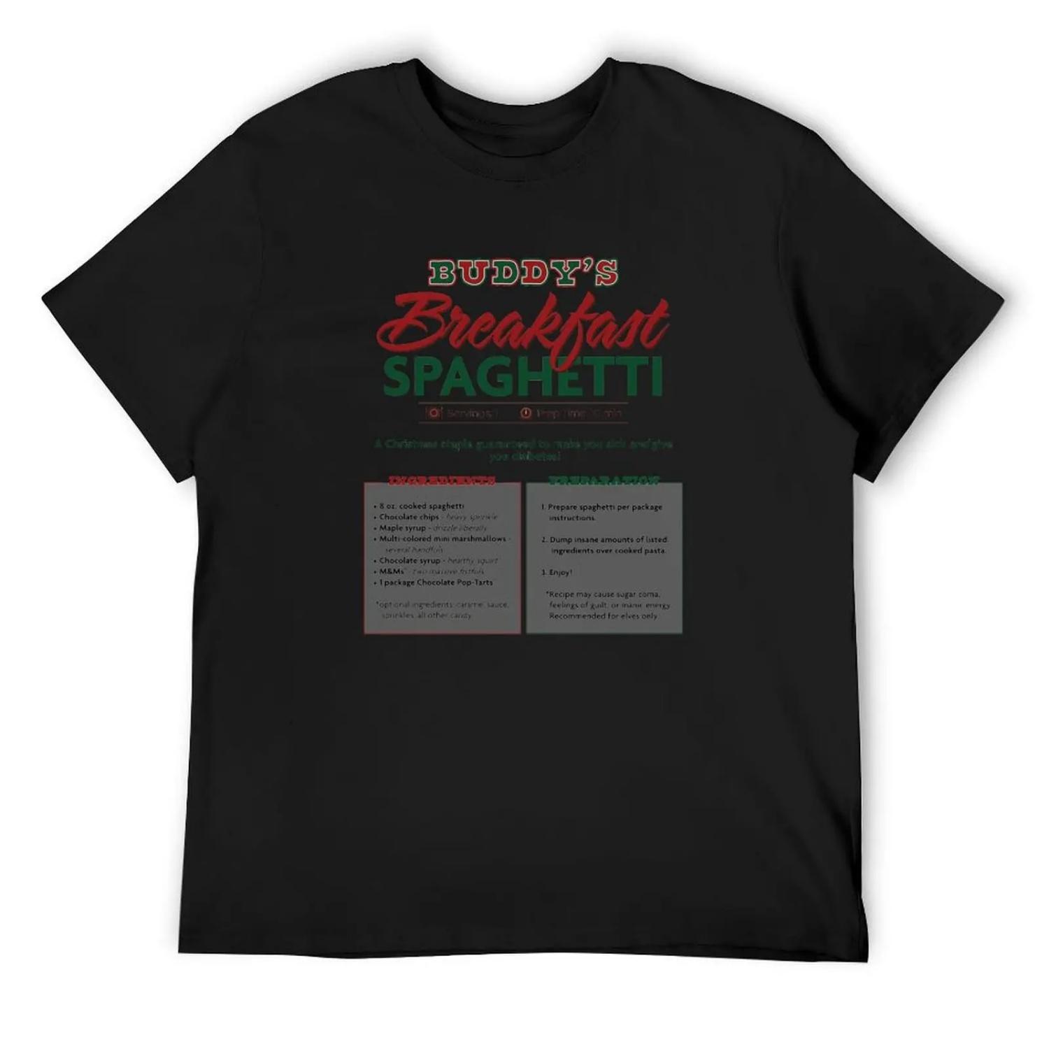 Buddy s Breakfast Spaghetti T-Shirt animal prinfor boys boys animal print funny shirt cotton mens clothing XXXXXL чорний
Buddy s Breakfast Spaghetti T-Shirt animal prinfor boys boys animal print funny shirt cotton mens clothing XXXXXL чорний